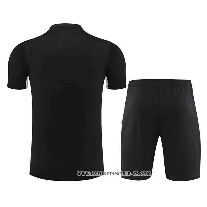Chandal del Paris Saint-Germain 23-24 Manga Corta Negro - Pantalon Corto